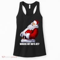 Where My Ho's At? Santa Quote Women's Tank Top thumb 0