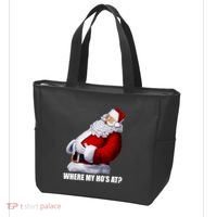 Where My Ho's At? Santa Quote Tote Bag thumb 3