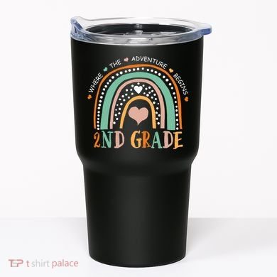 Where The Adventure Begins 2nd Grade Tumbler