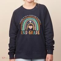 Where The Adventure Begins 2nd Grade Women's Sweatshirt thumb 0