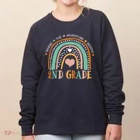 Where The Adventure Begins 2nd Grade Women's Sweatshirt thumb 0