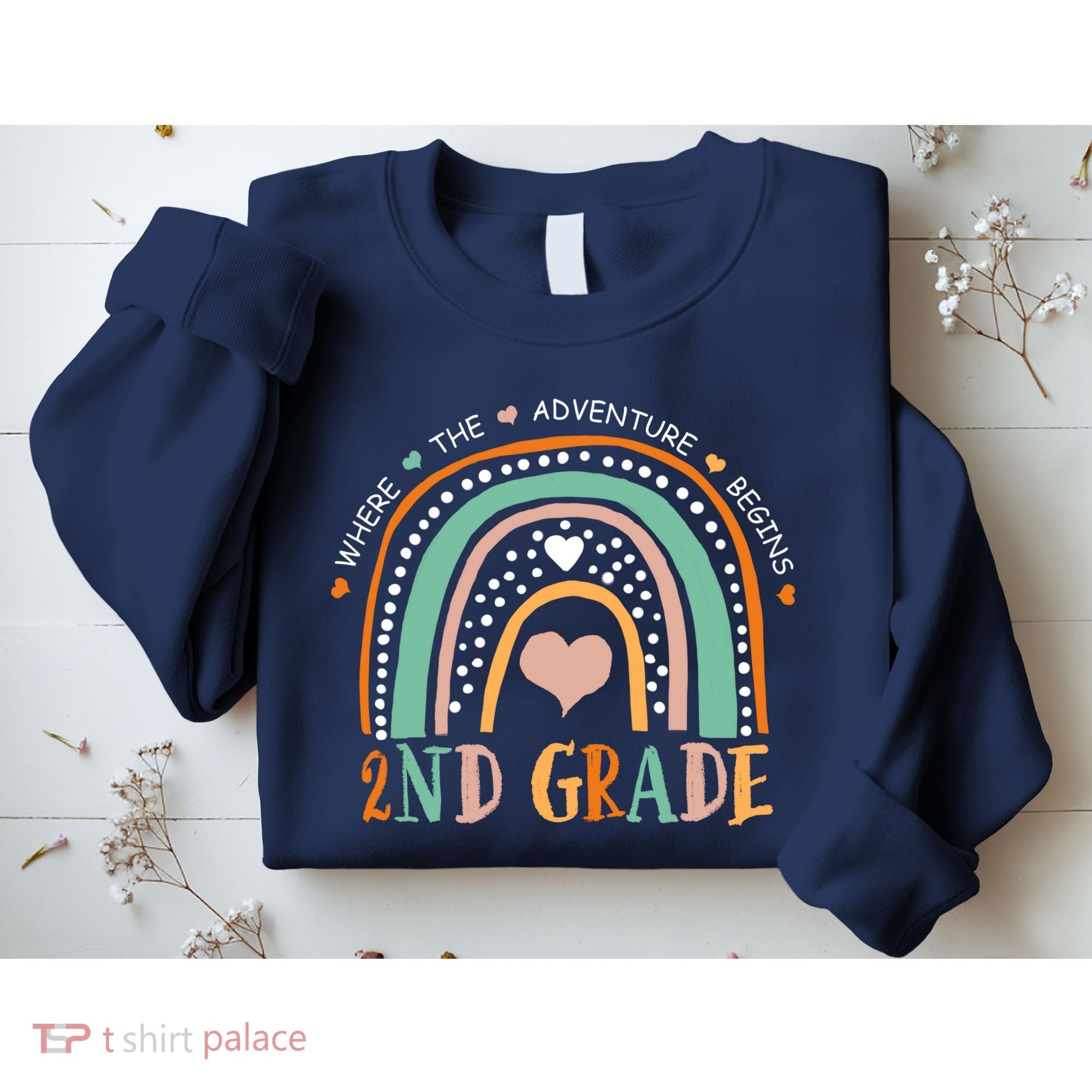 Where The Adventure Begins 2nd Grade Sweatshirt