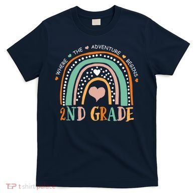 Where The Adventure Begins 2nd Grade T-Shirt