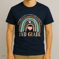 Where The Adventure Begins 2nd Grade T-Shirt thumb 3