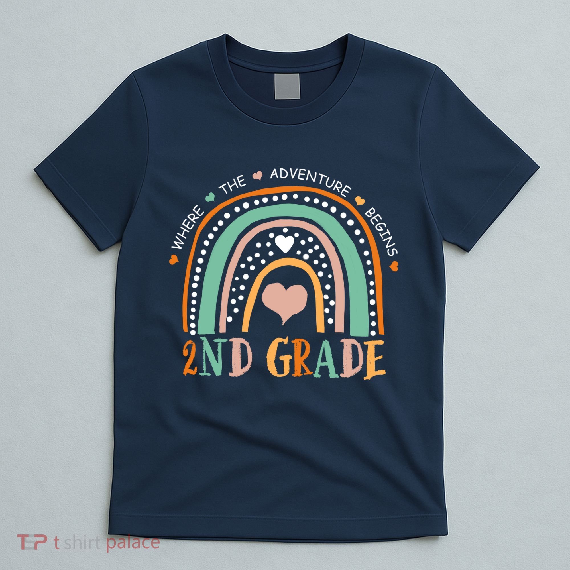 Where The Adventure Begins 2nd Grade T-Shirt