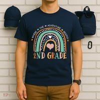 Where The Adventure Begins 2nd Grade T-Shirt thumb 6