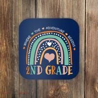 Where The Adventure Begins 2nd Grade Coaster thumb 0
