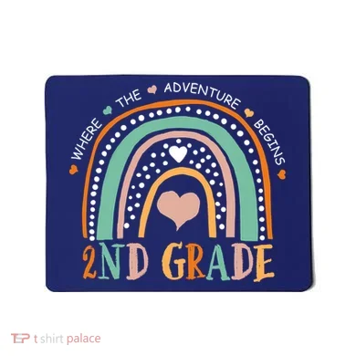Where The Adventure Begins 2nd Grade Mousepad