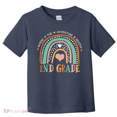 Where The Adventure Begins 2nd Grade Toddler T-Shirt