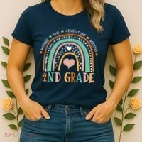 Where The Adventure Begins 2nd Grade Women's T-Shirt thumb 2