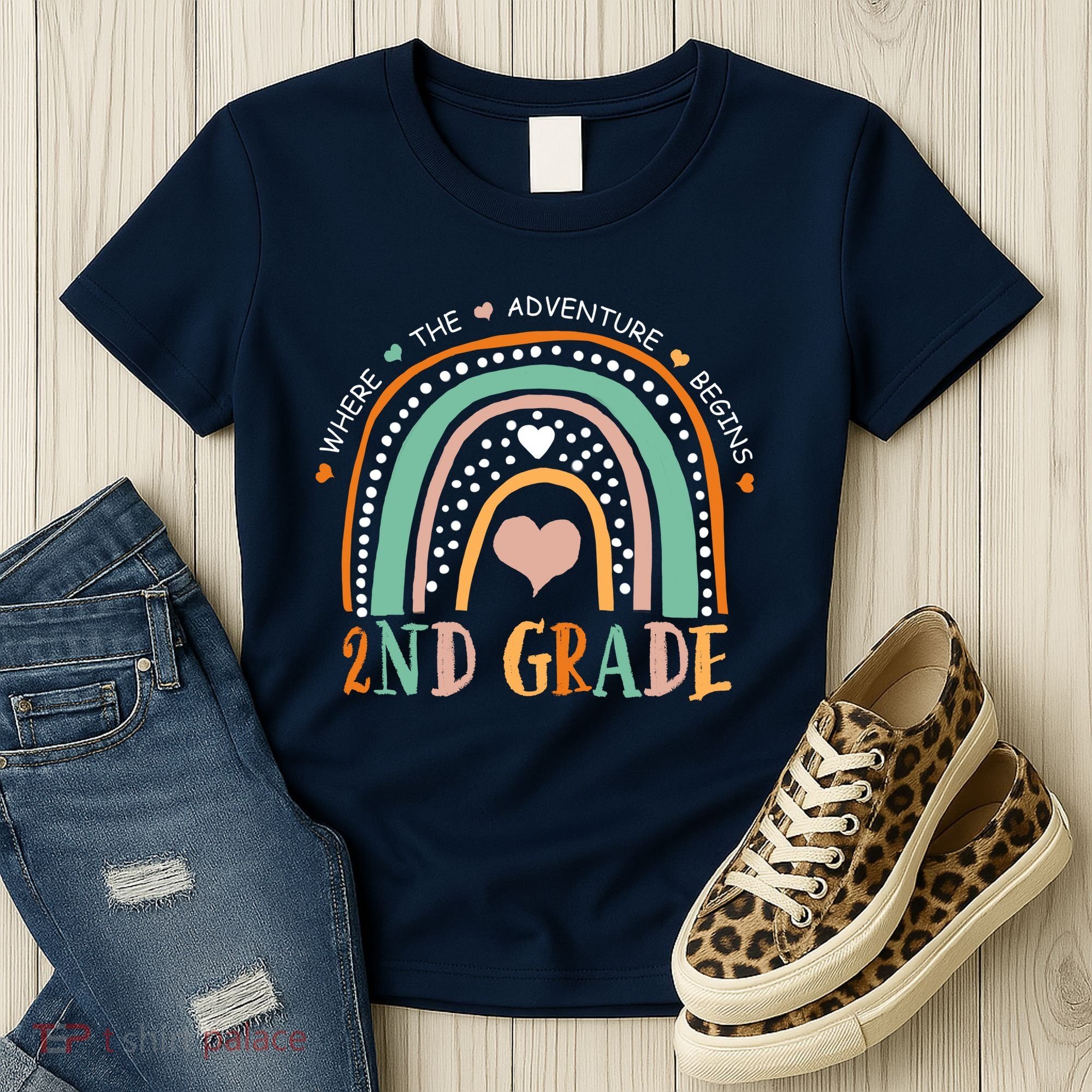 Where The Adventure Begins 2nd Grade Women's T-Shirt