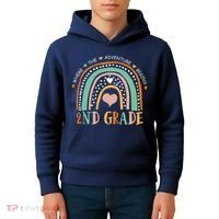 Where The Adventure Begins 2nd Grade Kids Hoodie thumb 4