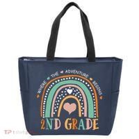 Where The Adventure Begins 2nd Grade Tote Bag thumb 0