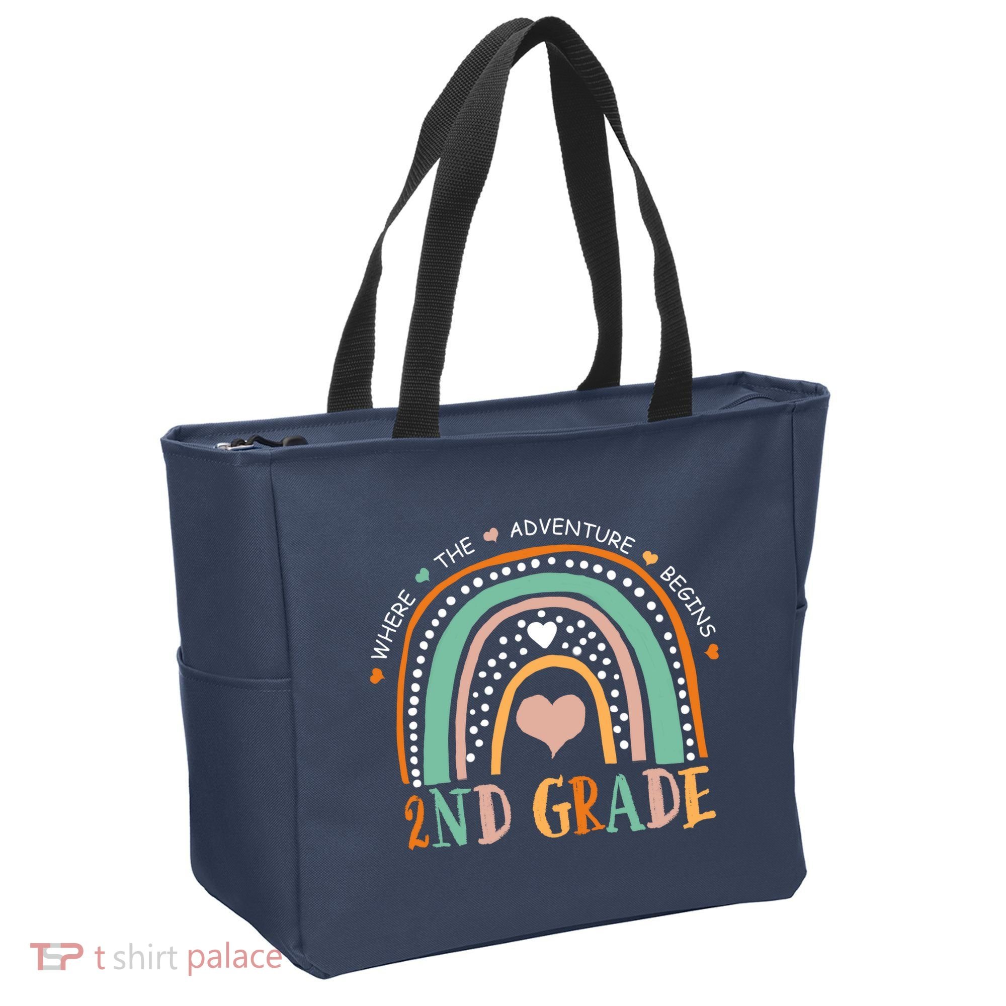 Where The Adventure Begins 2nd Grade Tote Bag