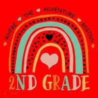 Where The Adventure Begins 2nd Grade Santa Hat thumb 1
