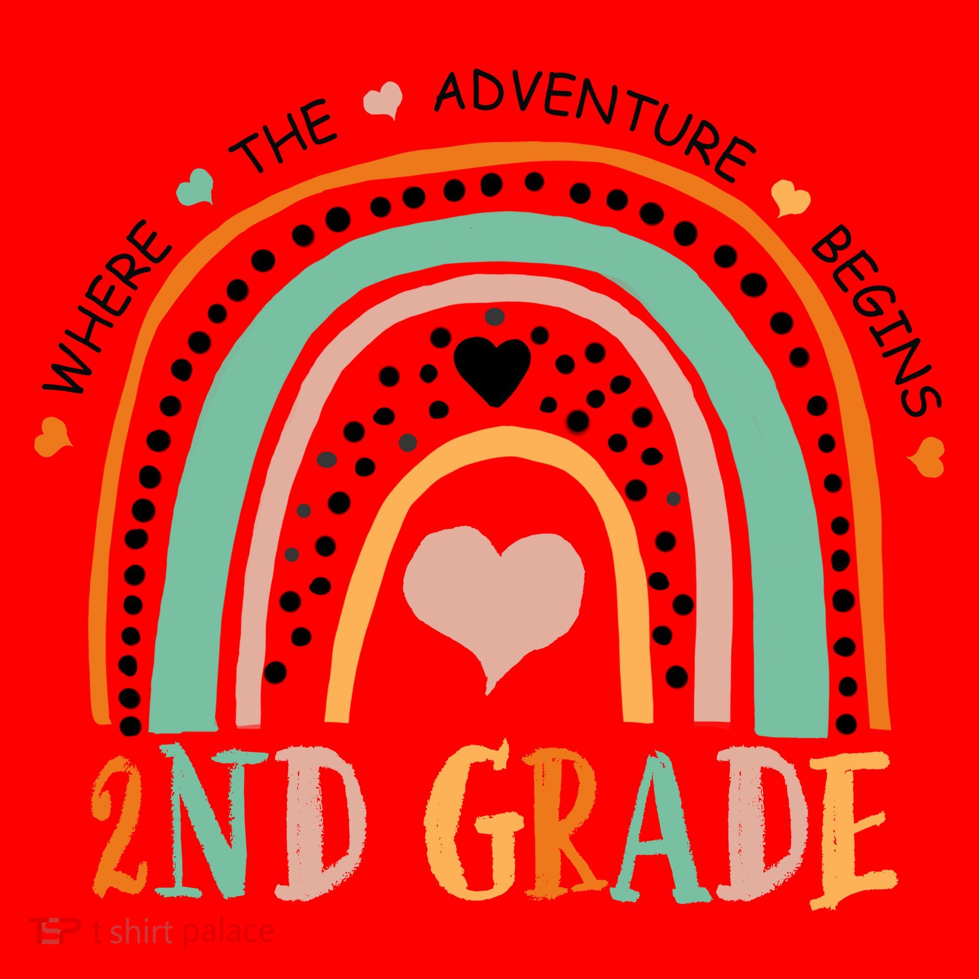 Where The Adventure Begins 2nd Grade Santa Hat
