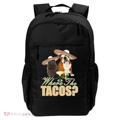 Where The Tacos? Cat Dog Backpack