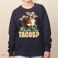 Where The Tacos? Cat Dog Women's Sweatshirt thumb 0