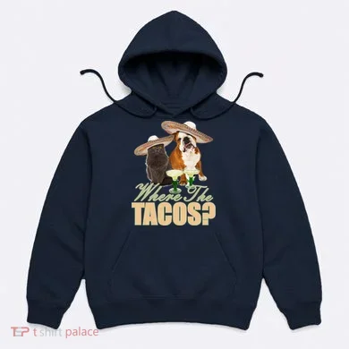 Where The Tacos? Cat Dog Hoodie
