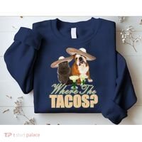 Where The Tacos? Cat Dog Sweatshirt thumb 2