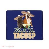 Where The Tacos? Cat Dog Mousepad thumb 0