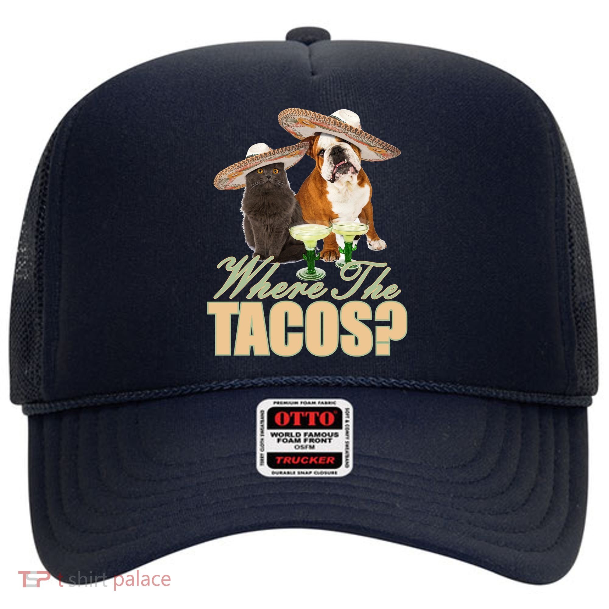 Where The Tacos? Cat Dog Hat