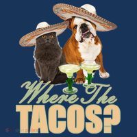 Where The Tacos? Cat Dog Hat thumb 2