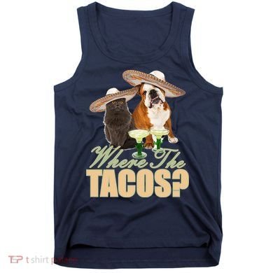 Where The Tacos? Cat Dog Tank Top