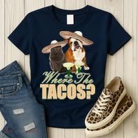 Where The Tacos? Cat Dog Women's T-Shirt thumb 3