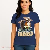 Where The Tacos? Cat Dog Women's T-Shirt thumb 4