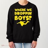 Where We Droppin Boys Funny Gamer Women's Sweatshirt thumb 0