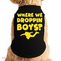 Where We Droppin Boys Funny Gamer Doggie Tank thumb 0