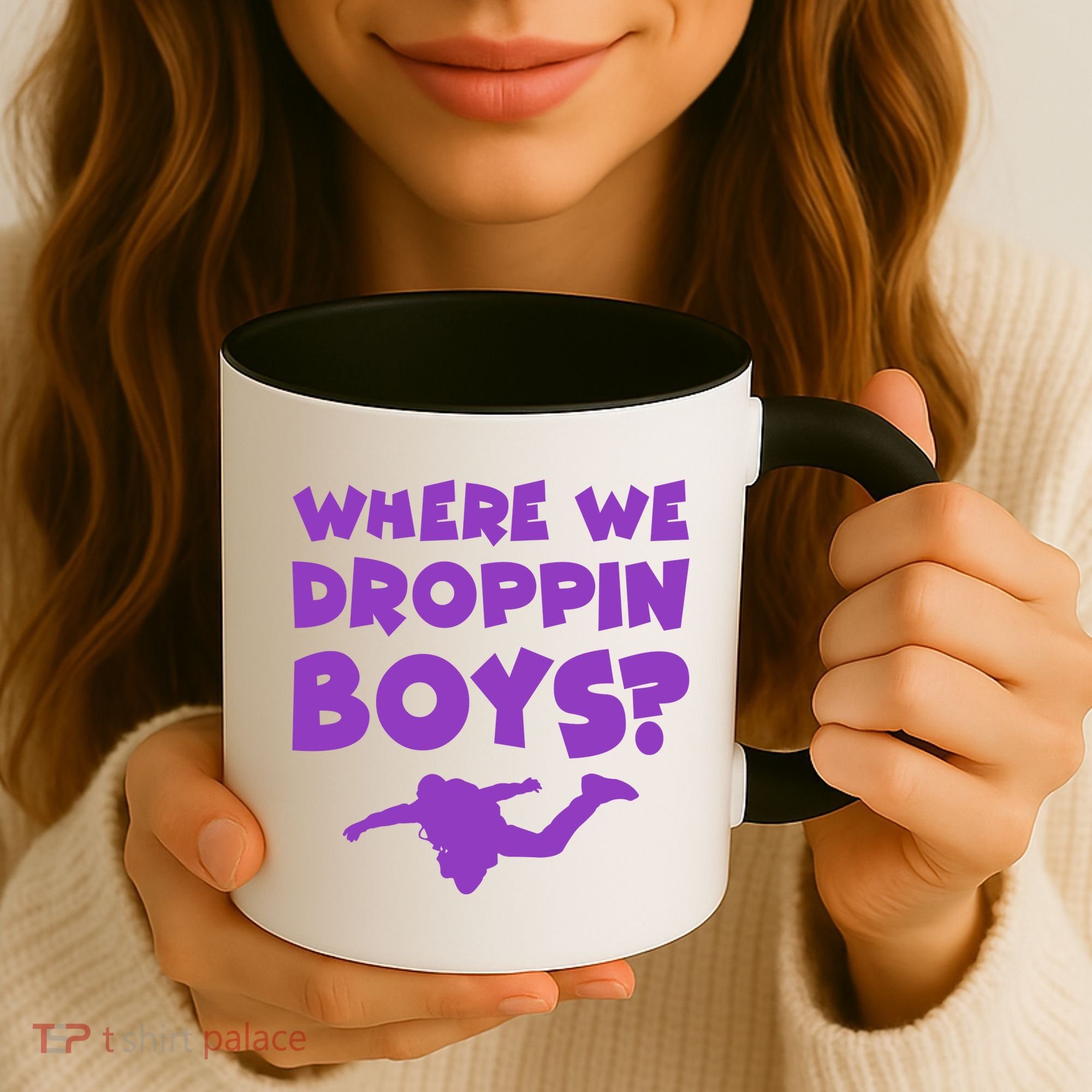 Where We Droppin Boys Funny Gamer Coffee Mug
