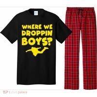 Where We Droppin Boys Funny Gamer Pajama Set thumb 0