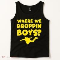 Where We Droppin Boys Funny Gamer Tank Top thumb 2