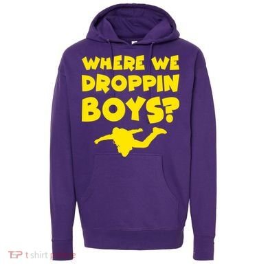 Where We Droppin Boys Funny Gamer Hoodie