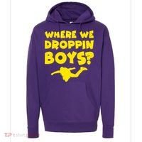 Where We Droppin Boys Funny Gamer Hoodie thumb 0
