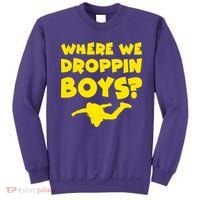 Where We Droppin Boys Funny Gamer Sweatshirt thumb 0