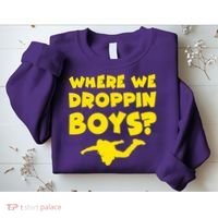 Where We Droppin Boys Funny Gamer Sweatshirt thumb 2