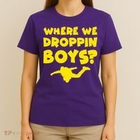 Where We Droppin Boys Funny Gamer T-Shirt thumb 4