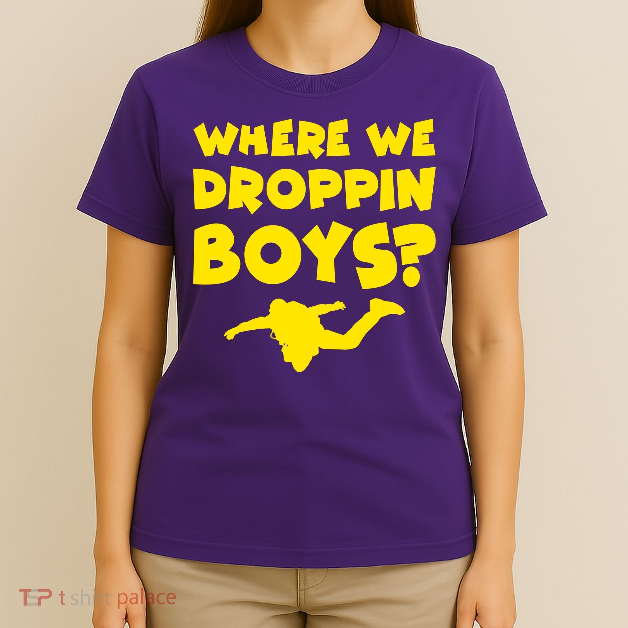 Where We Droppin Boys Funny Gamer T-Shirt