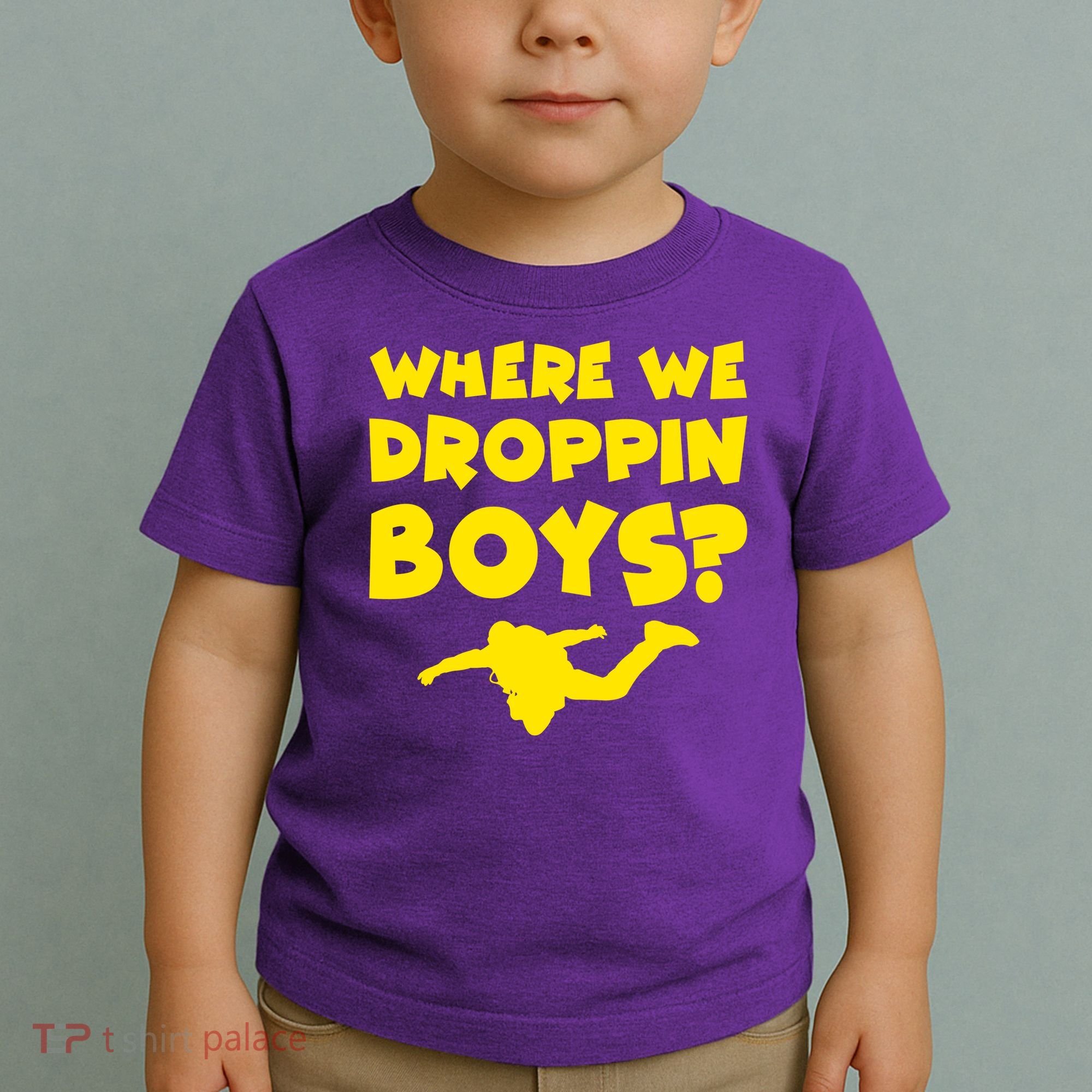 Where We Droppin Boys Funny Gamer Toddler T-Shirt