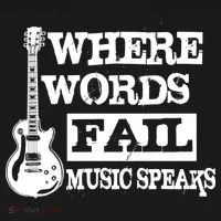 Where Words Fail Music Speaks Bucket Hat thumb 4