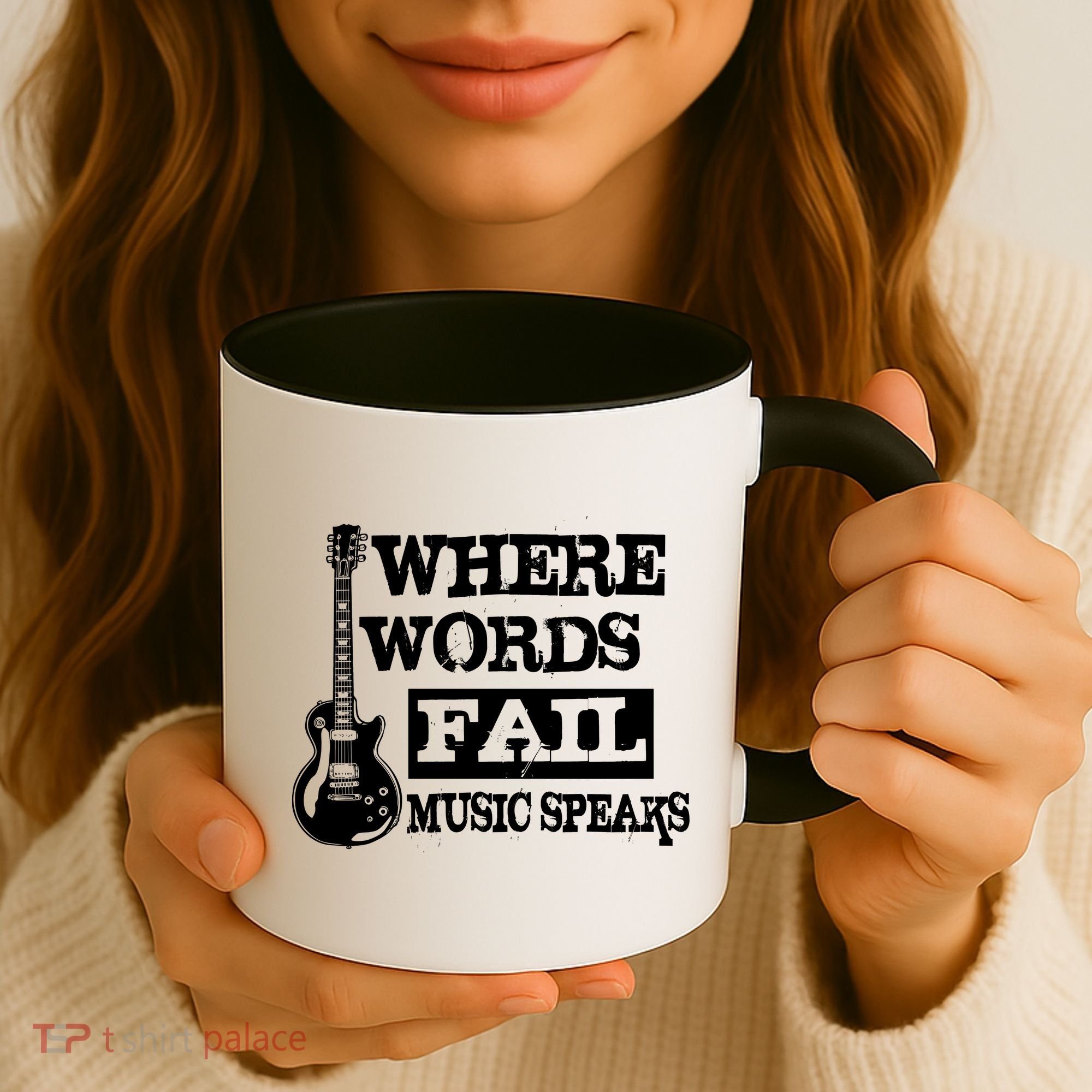 Where Words Fail Music Speaks Coffee Mug