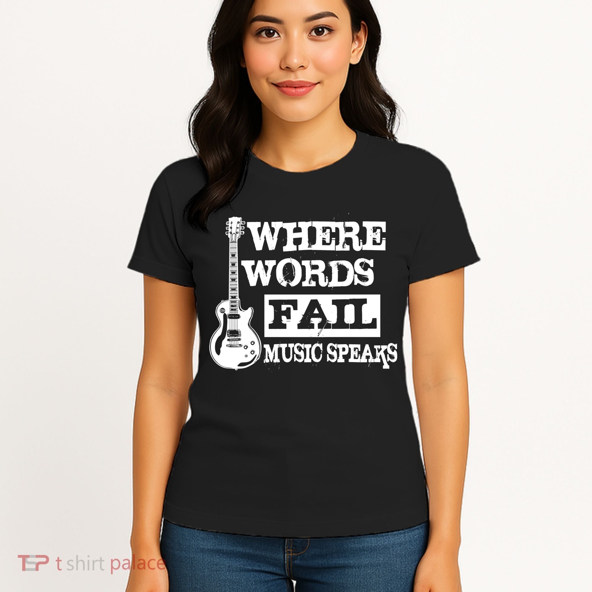 Where Words Fail Music Speaks Women's T-Shirt