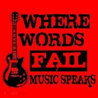 Where Words Fail Music Speaks Santa Hat thumb 1