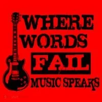Where Words Fail Music Speaks Santa Hat thumb 1