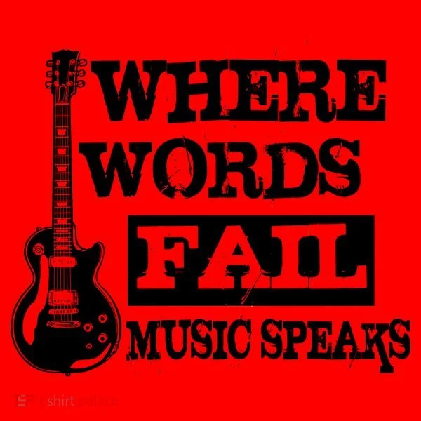 Where Words Fail Music Speaks Santa Hat