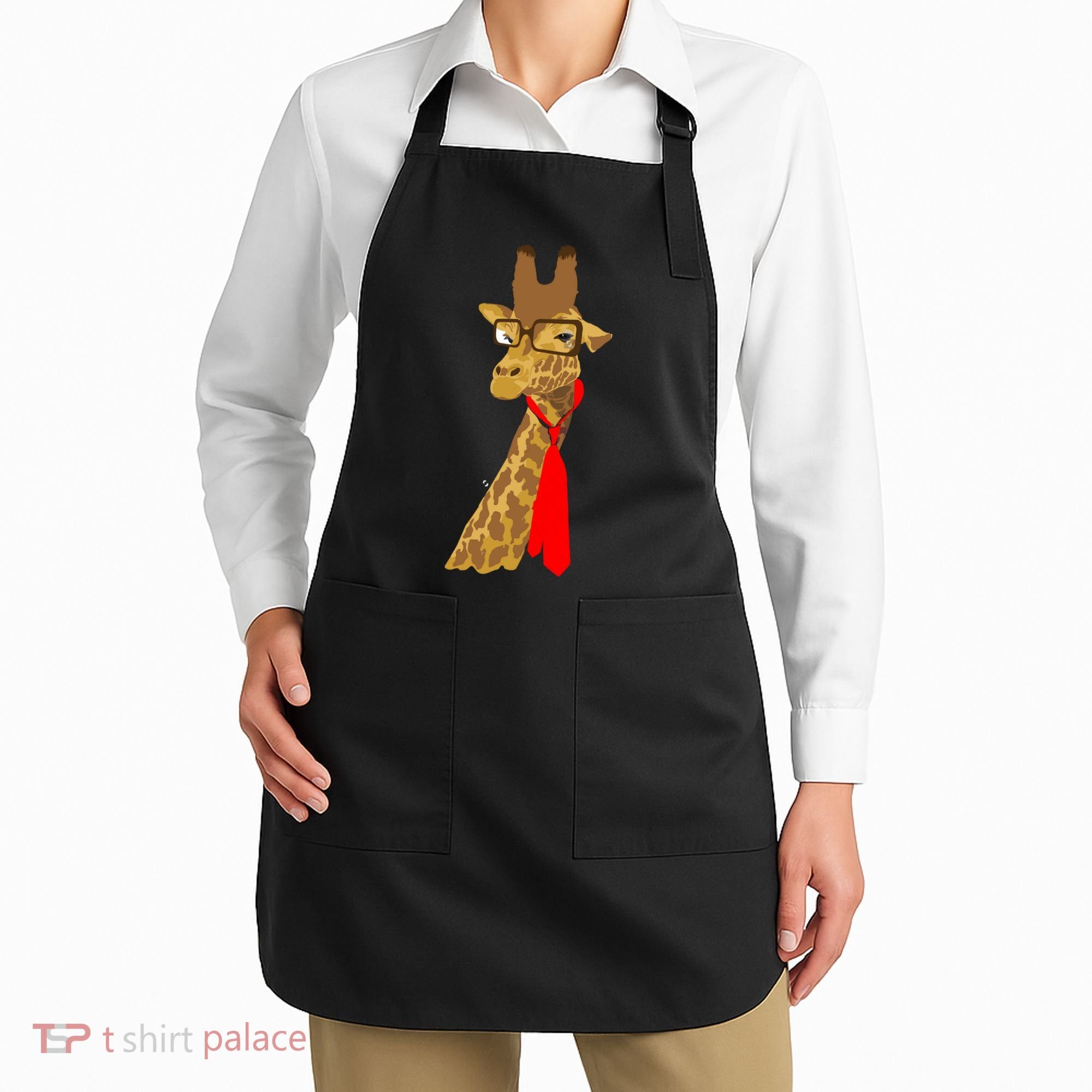 Where Would a Giraffe Wear a Tie? - Red Neck Tie Apron