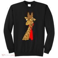 Where Would a Giraffe Wear a Tie? - Red Neck Tie Sweatshirt thumb 0